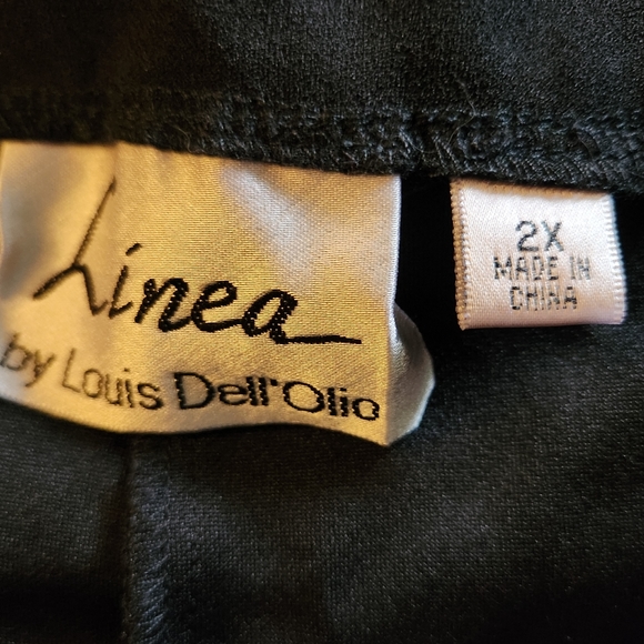 Plus size pull on dress pants wide leg - Picture 2 of 2